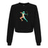 BELLA CANVAS WOMEN'S CROPPED FLEECE PULLOVER 7505